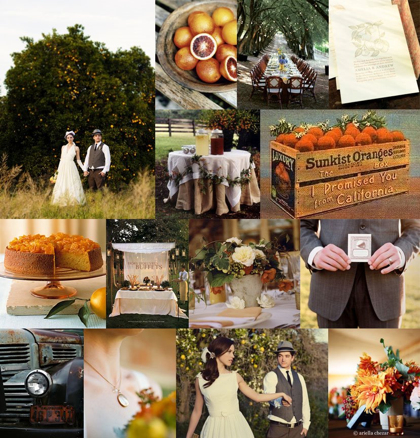 Rustic Orange Inspiration Board 379