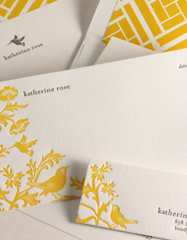 Yellow Wedding invitaions with birds aviarypslarge-elum