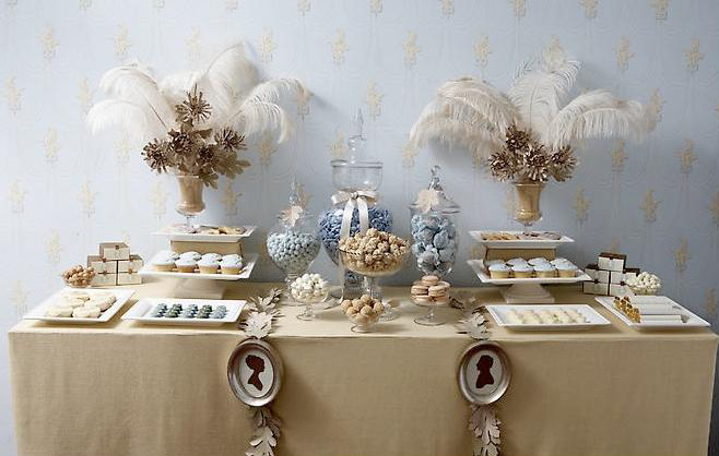 feathers candy and cameos The cool kid's table Although many couples opt 