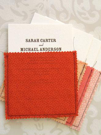 Program in a hand sewn pocket pocket with pogram