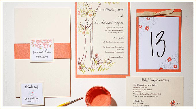 Inspired by Momental DesignsHand Painted Stationery Inspired by This Blog