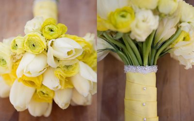 Carissa tulip and ranunculus bouquet