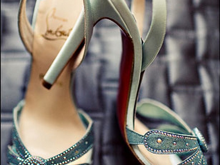 Blue Christian Louboutin shoes Shoes