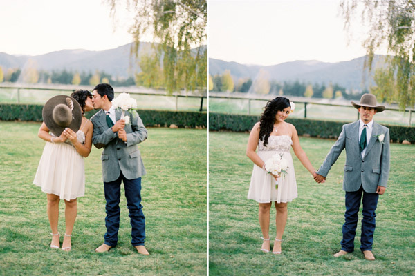 Groom's cowboy hat jose2