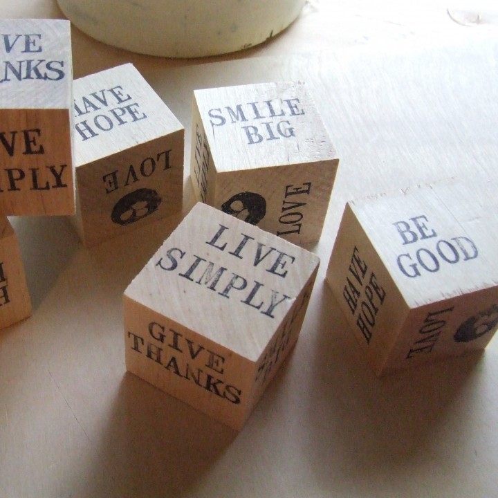 Inspiring words blocks palomas1