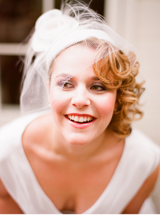 Fishnet cage veil wedding hat tea1 EM