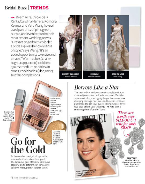Adorn Feature InStyle Weddings Magazine