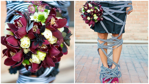 Burgandy Cymbidium bouquet Burgandy Cymbidium bouquet