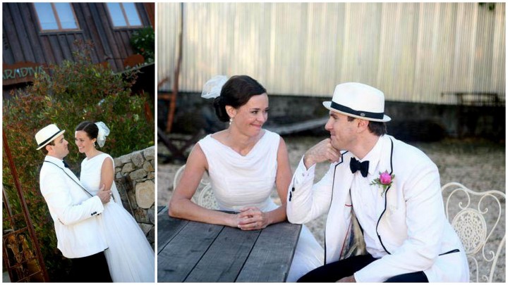 couple after ceremony