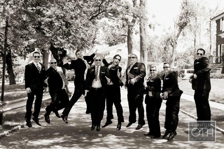 Groomsmen in sunglasses, Wainright House wedding venue, Rye New York, Lyndsey Hamilton Events, Christian Oth Studio 090711FULMEG0021