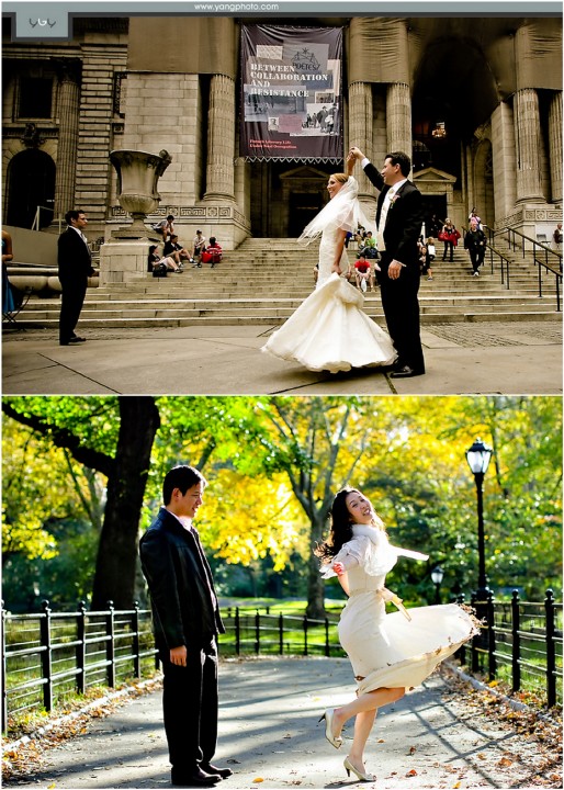 Brides Spin in New York New York