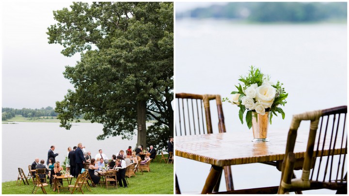 waterside reception, Wainright House wedding venue, Rye New York, Lyndsey Hamilton Events, Christian Oth Studio waterside reception