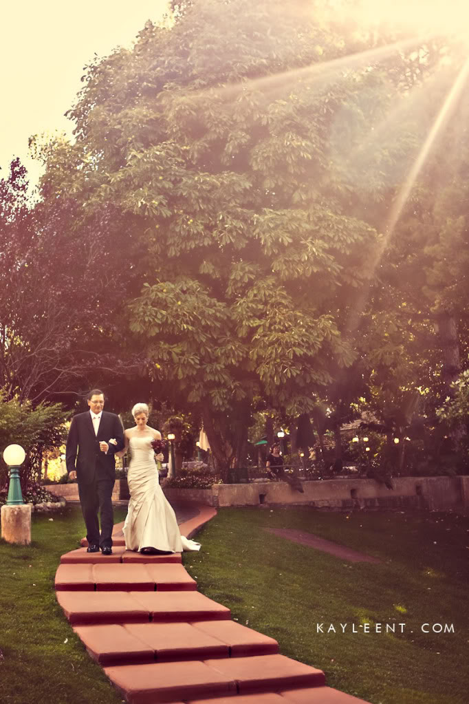 Bride walking down the aisle, La Caille wedding venue, Salt Lake City Utah wedding, Kayleen T photography, ruby red slippers 20090906-IMG_7775-Edit