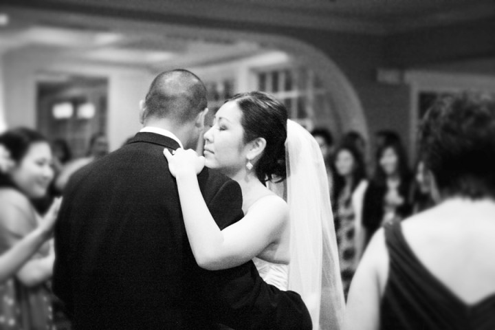 Bride and groom first dance, Verandas Manhattan Beach, California, Verandas Beach House, Sandra Pan photography