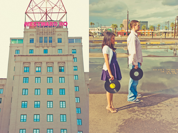 Vintage inspired engagement shoot