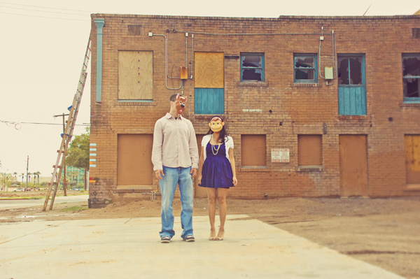 Vintage inspired engagement shoot