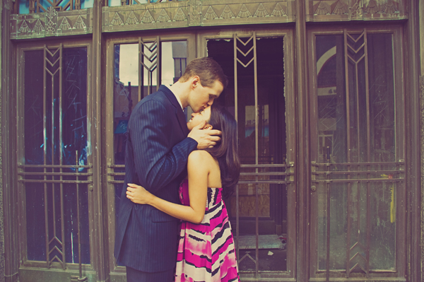 Vintage inspired engagement shoot