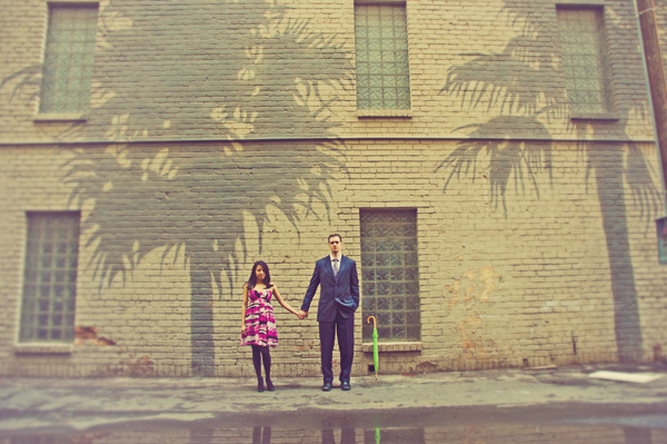 Vintage inspired engagement shoot