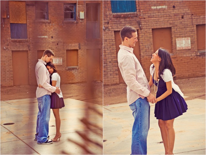 Vintage inspired engagement shoot
