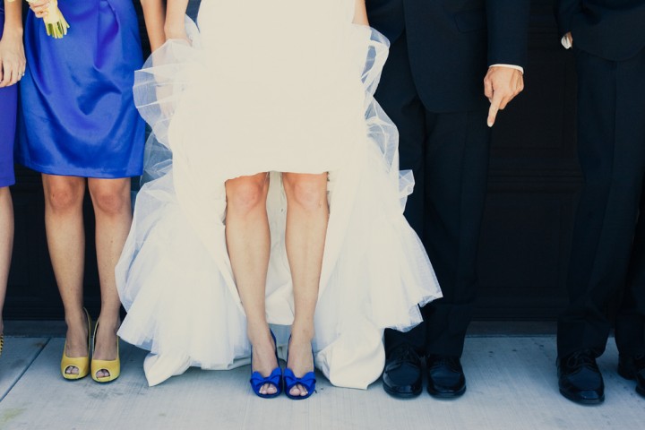 Blue Wedding Shoes