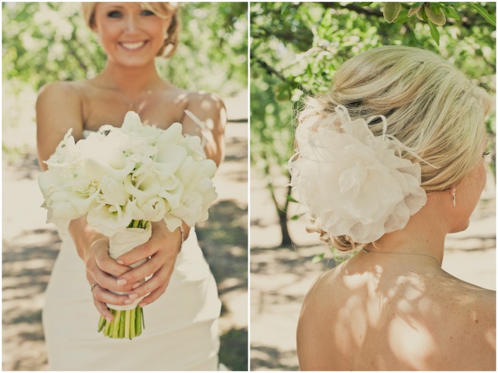 white wedding flowers
