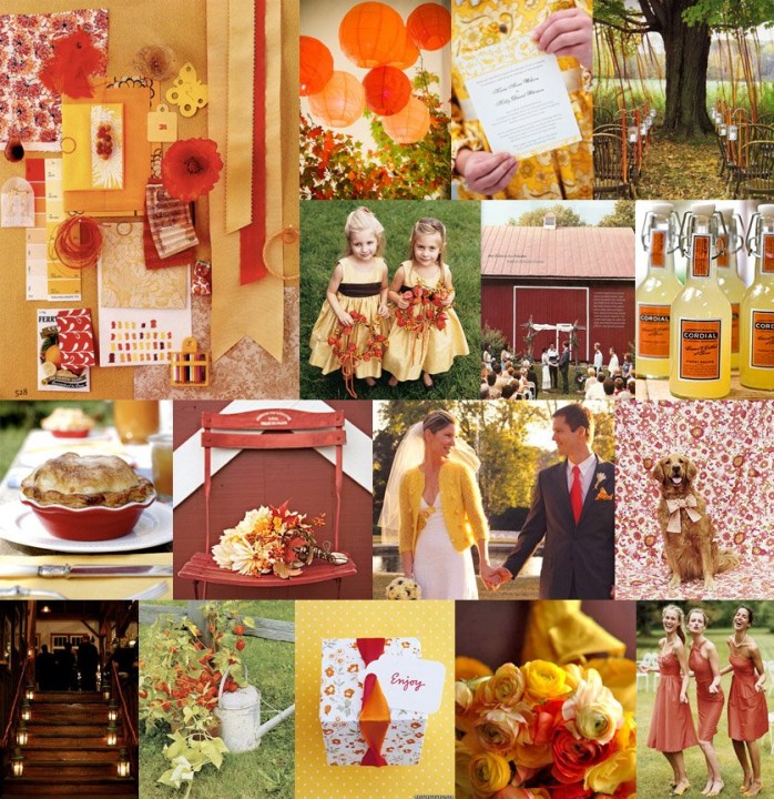 Inspired by These Fall Wedding Colors Inspired by This Blog