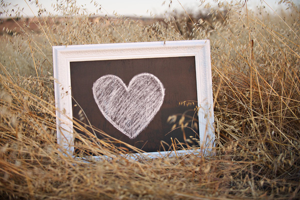 chalkboard sign for a day after shoot