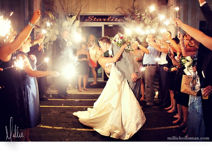 beautiful wedding exit, Lyman Harbor Marina, Lake Erie, Sandusky Ohio, Millie Holloman photography, New Departure productions, Shutterbooth