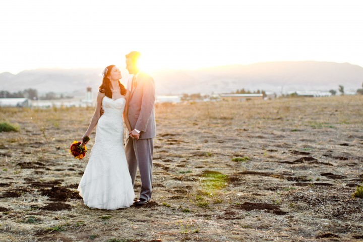 red and yellow fall inspired wedding flowers, Flying Caballos Ranch, San Luis Obispo California, Mike Larson photography