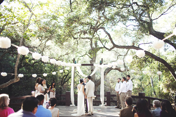 oak canyon nature center, oak canyon nature center wedding, rustic, ivory & taupe wedding, woodsy wedding, emily blake photography, jcrew wedding dress
