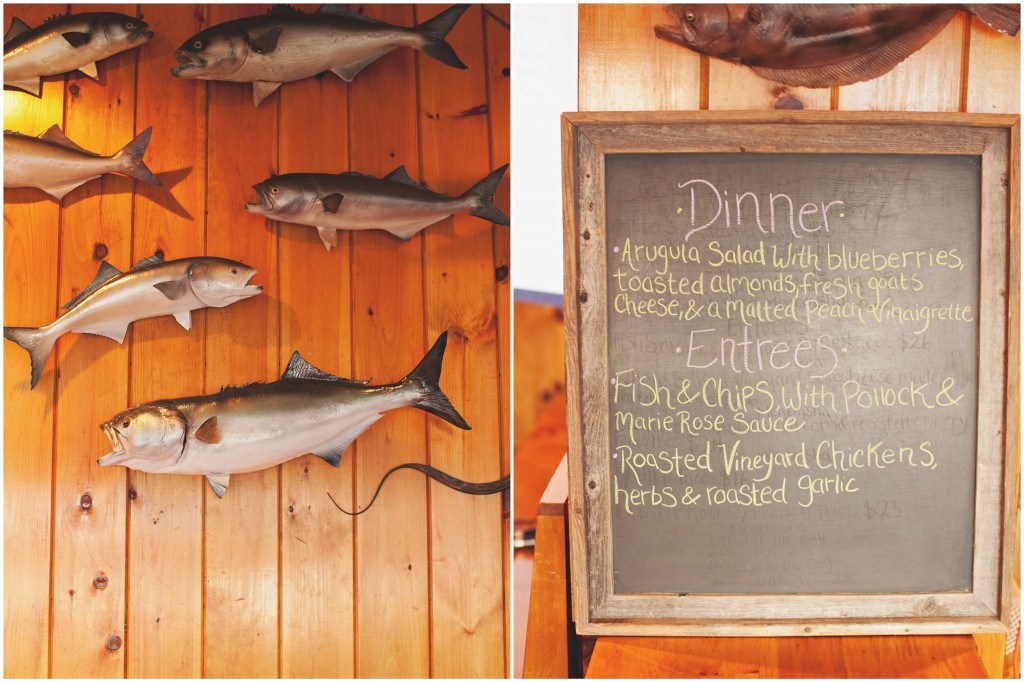 East Coast rehearsal dinner, Martha's Vineyard, Homeport Restaurant, Raw Bar, fish
