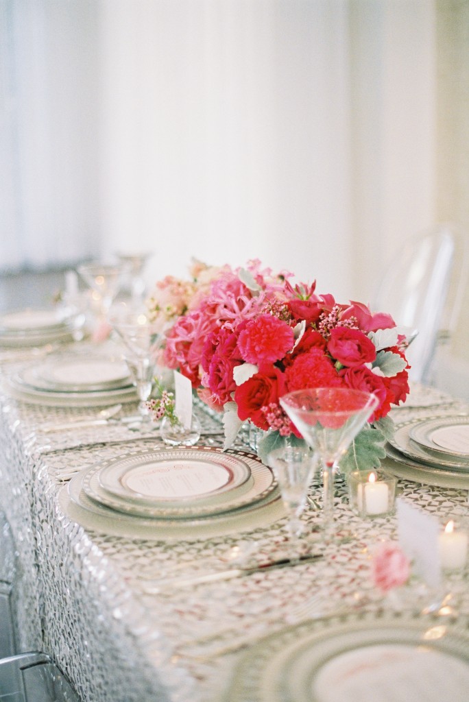 pink ombre' wedding
