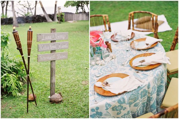 Rehearsal dinner inspiration, hawaiian rehearsal dinner, hawaiian wedding inspiration,