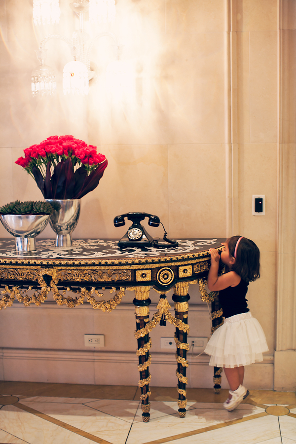 baby shoot, baby girl shoot, Eloise at the plaza, Plaza themed shoot