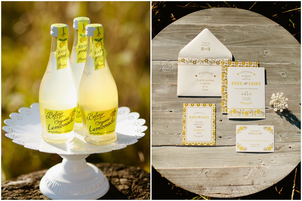 Daisy inspired shoot, yellow wedding inspiration, green wedding inspiration, New Zealand wedding vendors, outdoor wedding inspiration