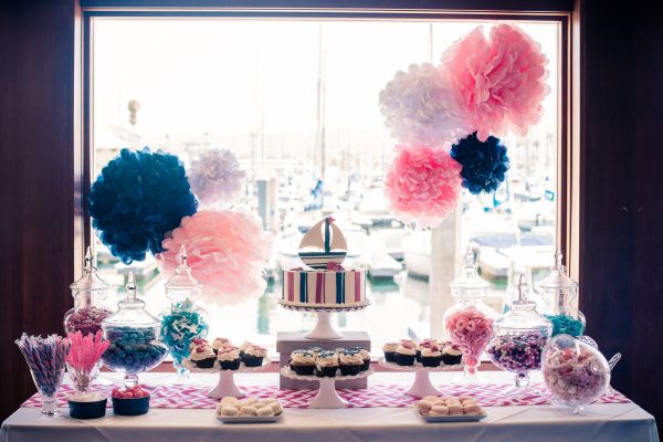 baby shower ideas, nautical themed party, baby shower, baby girl, Blue