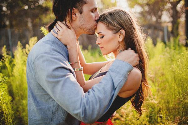 Wedding PR, WEdding Marketing Expert, Wedding Public Relations, orange county engagement session, fall engagement session, field engagement session, denim, red, black, cut-out dress, Matthew Morgan