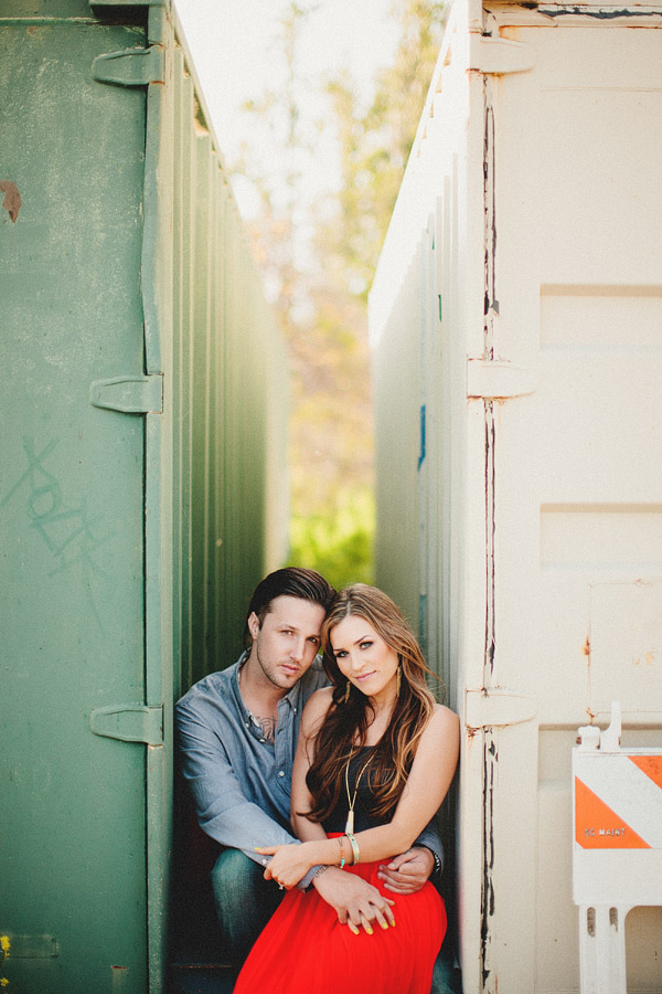 Wedding PR, WEdding Marketing Expert, Wedding Public Relations, orange county engagement session, fall engagement session, field engagement session, denim, red, black, cut-out dress, Matthew Morgan