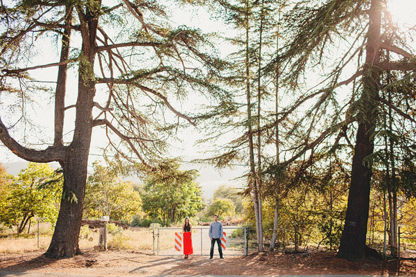 Wedding PR, WEdding Marketing Expert, Wedding Public Relations, orange county engagement session, fall engagement session, field engagement session, denim, red, black, cut-out dress, Matthew Morgan