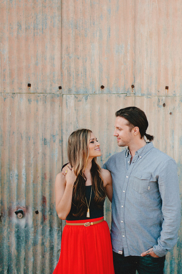 Wedding PR, WEdding Marketing Expert, Wedding Public Relations, orange county engagement session, fall engagement session, field engagement session, denim, red, black, cut-out dress, Matthew Morgan