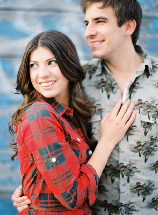 Winter engagement session