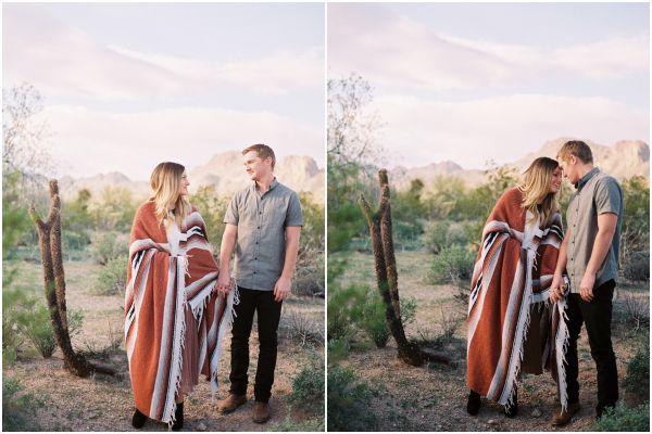 Indie + Navajo inspired engagement session