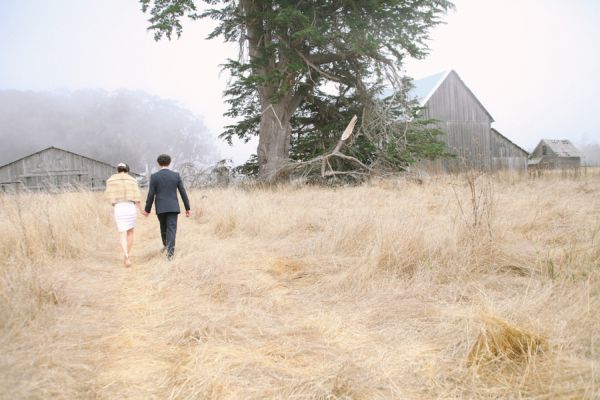 Rustic Mendocino wedding