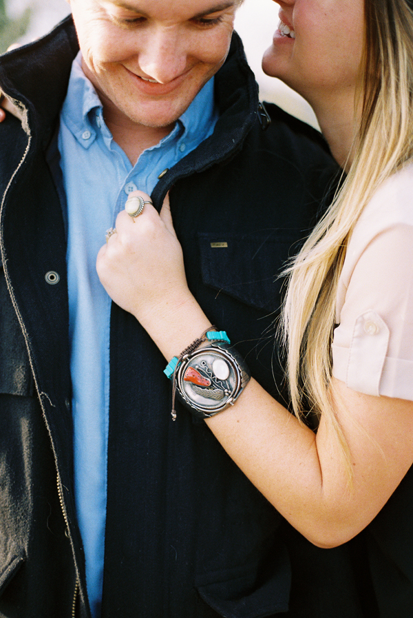 Fall desert engagement session