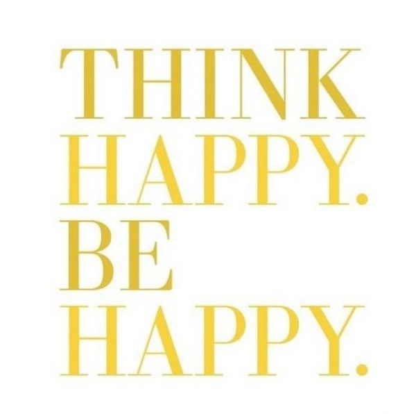 think happy, be happy