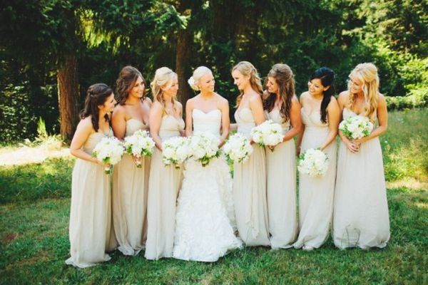 bridesmaid gowns