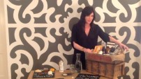 Ivy Robinson DIY Chalkboard and Welcome Baskets