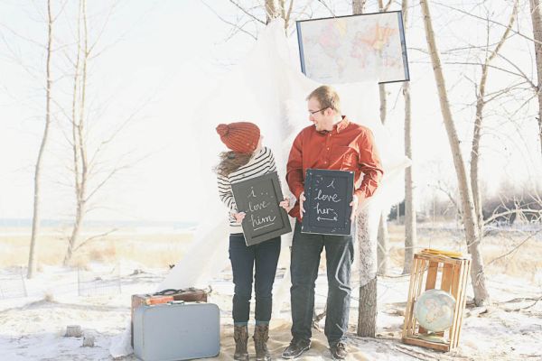 Travel inspired winter engagement shoot 7