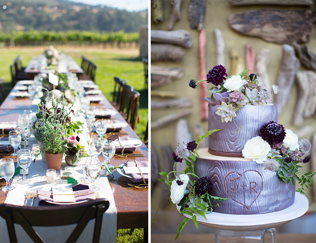 Farmer's Market Vineyard Wedding