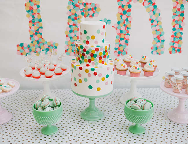 Kids Confetti Birthday Party Inspired By This